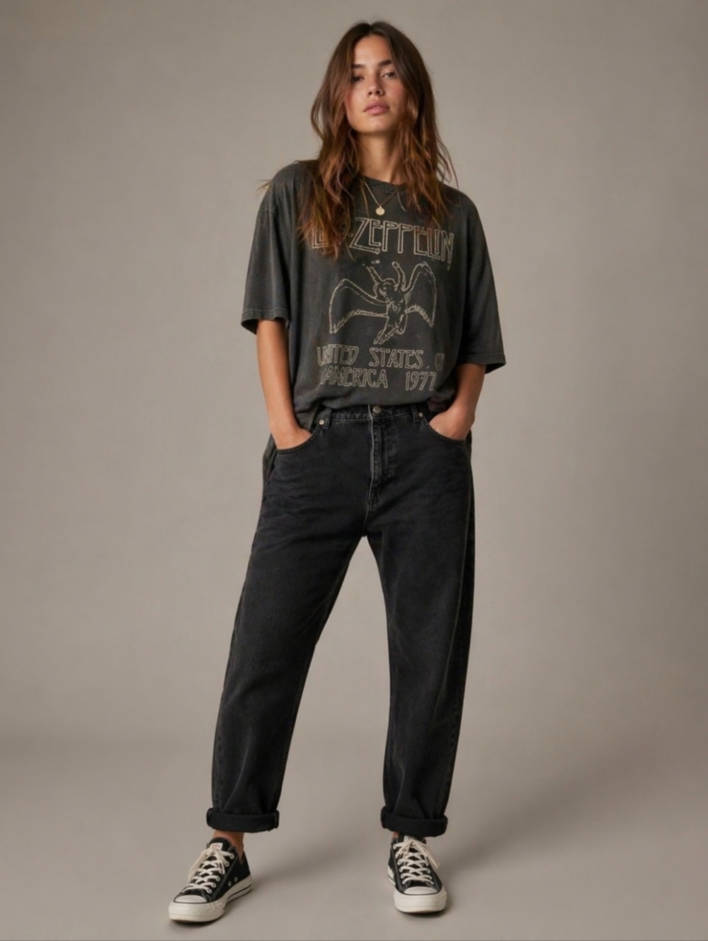 We The Free Black High-Rise Relaxed Jeans